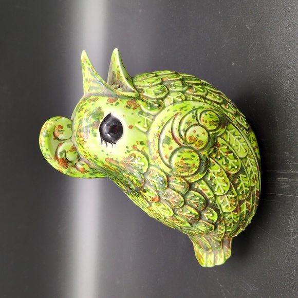 Vintage MCM Green Ceramic Baby Bird Shaker - Picture 3 of 9